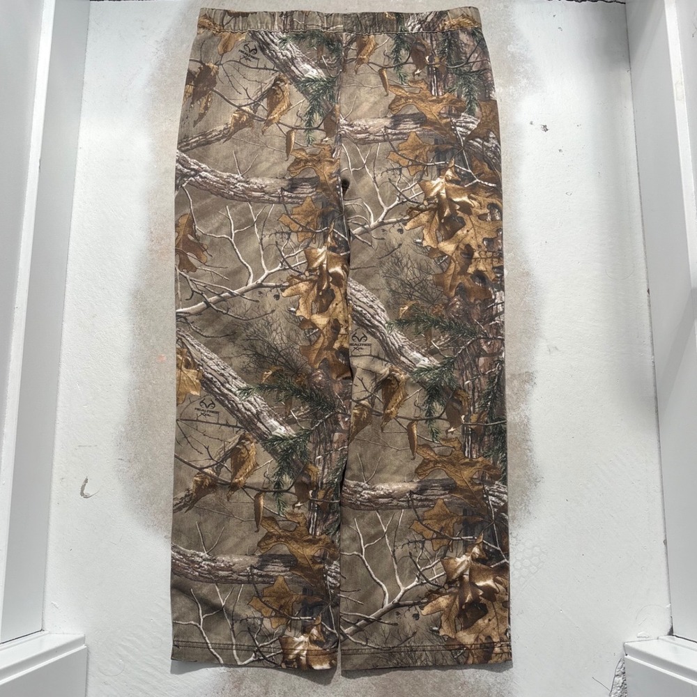 Cabelas Realtree Xtra Camo Pants Womens XL NWT Elastic Waist Hunting Forest - Picture 3 of 3